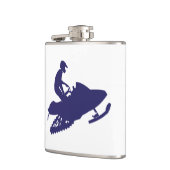 Navy-Snowmobiler Heupfles (Links)
