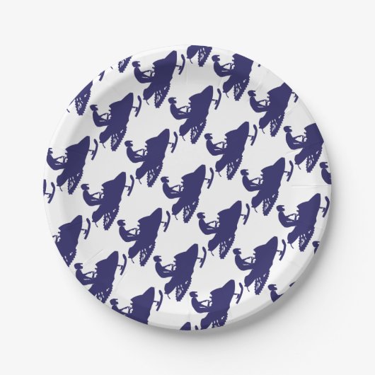 Navy-Snowmobiler Papieren Bordje (Voorkant)