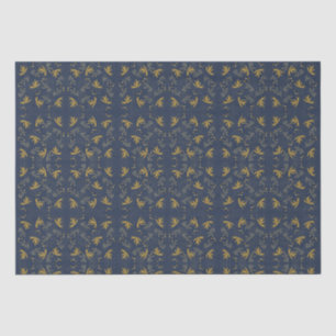 Navy Spray Tissuepapier