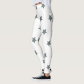 Navy Star-leggings actieve kleding Leggings (Links)