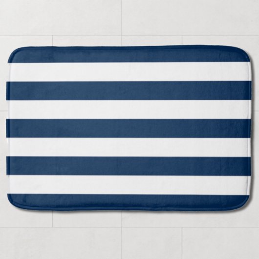 Navy Stripe Badmat