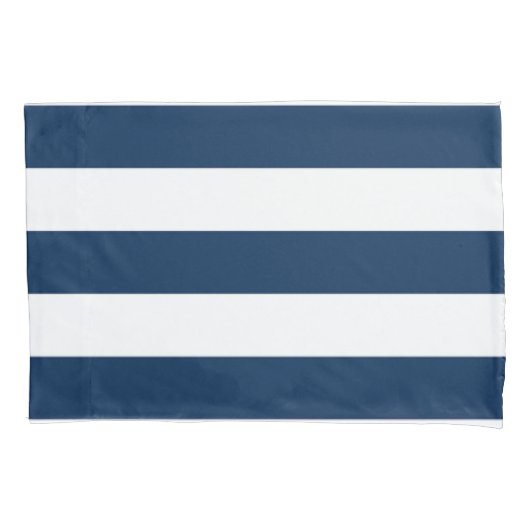 Navy Stripe Kussensloop (Voorkant)