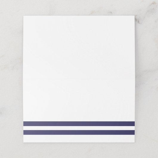Navy Striped (Buitenkant ongevouwen)