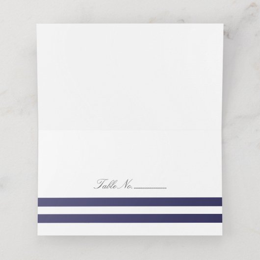 Navy Striped (Binnenkant ongevouwen)