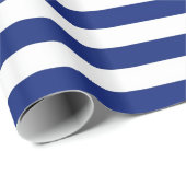 Navy Stripes Cadeaupapier (Rol Hoek)