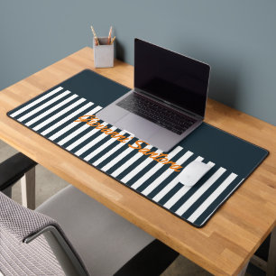 Navy Stripes   Het Monogram van de moderne man Bureaumat