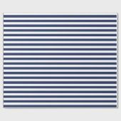 Navy Stripes inpakpapier (Vlak)