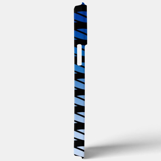 Navy Stripes Nautical Pattern Case-Mate iPhone Case (Achterkant / Rechts)