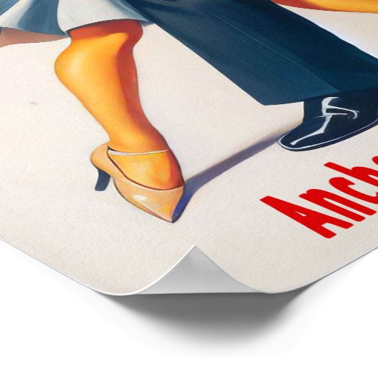 Navy Swing Dance Night Delight Poster (Hoek)