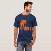 Navy T-shirt met San Diego Illini Logo (Voorkant volledig)