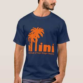 Navy T-shirt met San Diego Illini Logo