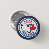 Navy Team Capybara Button (klein) (Voorkant /achterkant)