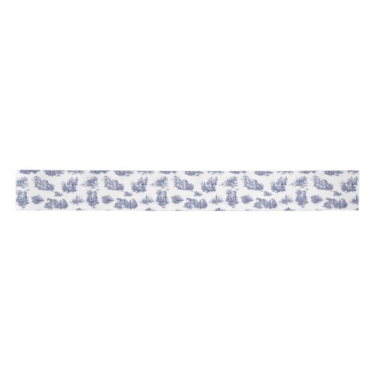 Navy Toile Lint (Voorkant)