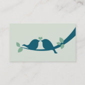 Navy Tortelduifjes Visitekaartje (Achterkant)