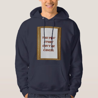 Navy trui met capuchon The Tru story can't be canc Hoodie