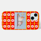 Navy Tuscany Medici Case-Mate iPhone Case (Achterkant (horizontaal))