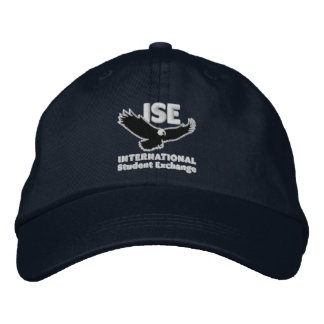 Navy Unisex ISE geborduurd Pet