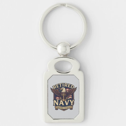 Navy USN Veteran Sleutelhanger (Voorkant)
