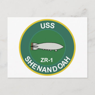 NAVY USS SHENANDOAH ZR-1 ZEPLIN CLASS RIGID AIRSHI BRIEFKAART