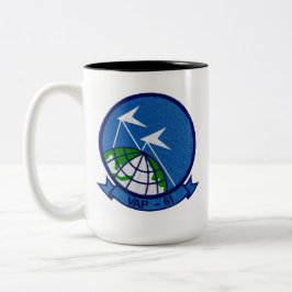 Navy VAP-61 Foto Squadron Koffiemok Tweekleurige Koffiemok