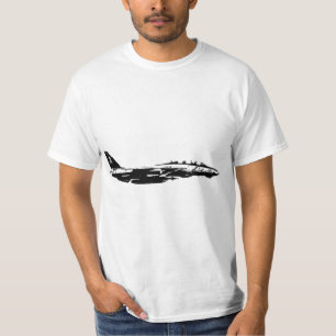 Navy VF-103 Jolly Rogers F-14 Tomcat Vliegtuig T-shirt