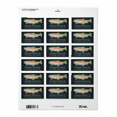 Navy Vist handleiding Boat Rustic Etiket (Full Sheet)