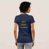 NAVY Vriendin T-shirt (Achterkant volledig)