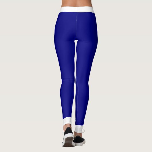 Navy White Leggings (Achterkant)
