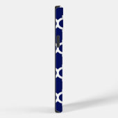 Navy WhMoroccan #5 Raspberry 3 Initiaal monogram Case-Mate iPhone Case (Achterkant / Rechts)