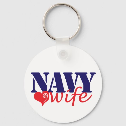 Navy Wife Sleutelhanger (Voorkant)