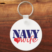 Navy Wife Sleutelhanger (Voorkant)