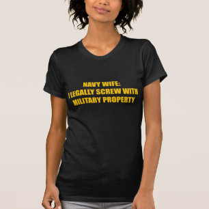 NAVY WIFE T-SHIRT