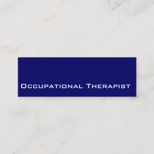 Navy witte Ergotherapeut visitekaartjes