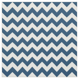 Navy zigzag, Navy Chevron, Geometrisch patroon Stof