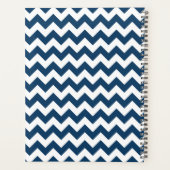 Navy Zigzag, Navy Chevron, Motif géométrique (Dos)