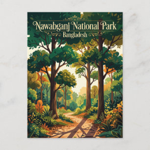 Nawabganj Nationaal Park Bangladesh Briefkaart