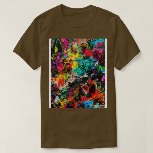 Nawlins Abstracte kunst TShirt (Design voorkant)