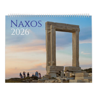 Naxos 2026 Greek Island Calendar Kalender