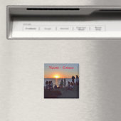 Naxos Greece - Sunset Magneet (Insitu (Vaatwasser))