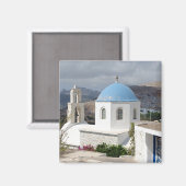Naxos Greek Church Architecture Magnet Magneet (Voorkant / Achterkant)