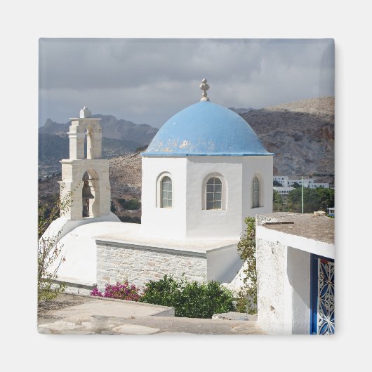 Naxos Greek Church Architecture Magnet Magneet (Voorkant)