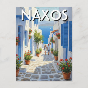 Naxos Griekse Eilanden Reizen Briefkaart