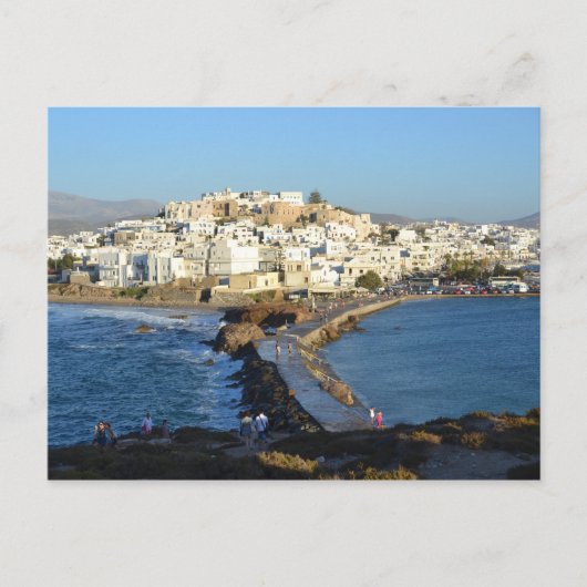 Naxos Town Briefkaart (Voorkant)