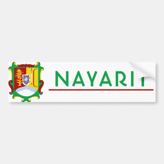 Nayarit Bumpersticker (Voorkant)