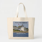 Nayatt Point Lighthouse, Rhode Island Canvas tas (Voorkant)