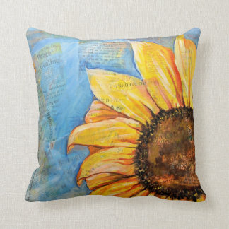 N'ayez aucun coussin de tournesol de crainte grand