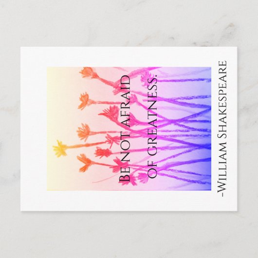 N'ayez pas peur de la grandeur Carte postale (Devant)