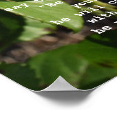 N'ayez pas peur de l'inspiration poster de vers bi (Coin)