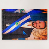 Nayib Bukele, President van El Salvador Legpuzzel (Horizontaal)