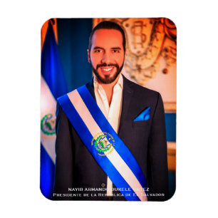 Nayib Bukele, President van El Salvador Magneet